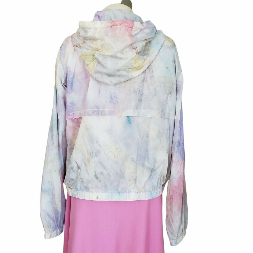 GENERATION LOVE Vienna tie dye lightweight hooded windbreaker jacket Size XS NEW - Picture 3 of 5